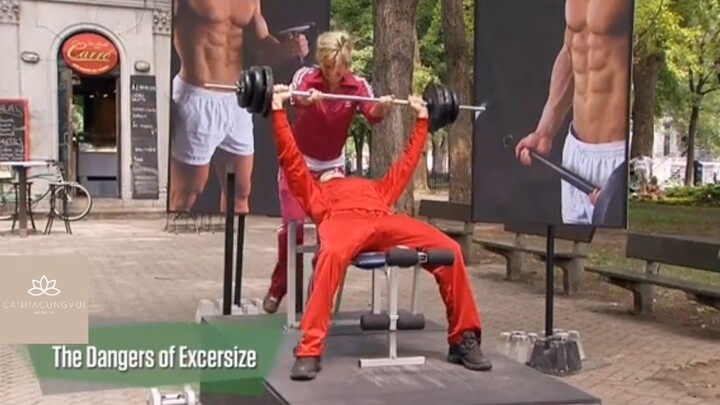 Sự nguy hiểm của việc tập thể dục #haihuoc