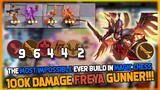 THE MOST IMPOSSIBLE BUILD IN MC 9 WEAPON MASTER 6 GUNNER 4 ABBYS 4 LP! - Mobile Legends Bang Bang