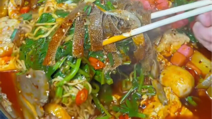 Late-night super spicy mala tang!!! So satisfying!