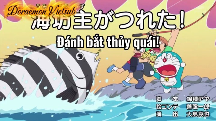 【S714】Doraemon VietsubChủ đề: Đánh bắt thủy quái & Nhà hang ốc sen thoải mái lắm