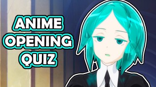 Anime Opening Quiz | (Underrated Anime Edition)