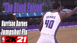 Harrison Barnes Jumpshot Fix NBA2K21 with Side-by-Side Comparison