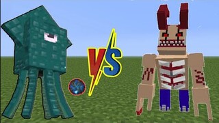 MOB BATTLE THE BLOODY KING VS KRAKEN MOB BATTLE MINECRAFT