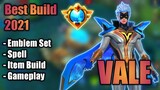 Vale Best Build in 2021 | Top 1 Global Vale Build | Vale Gameplay - Mobile Legends: Bang Bang