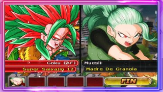 GOKU AF SSJ 12 VS MUESLI IBU GRANOLA - DB MOD ANDROID GAMEPLAY