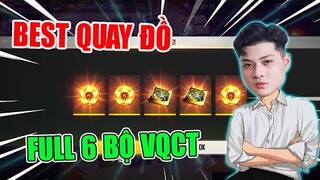 [Free Fire] Nhìn Mà Thèm Nhân Phẩm Tốt Quay Full 6 Bộ Vòng Quay Chế Tác Cực Dễ | Lưu Trung TV