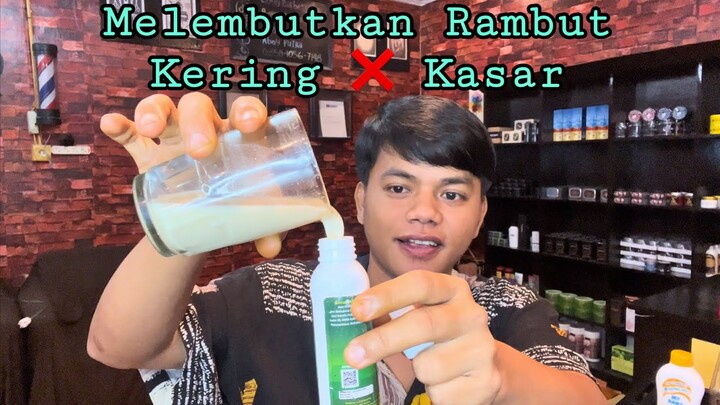 melembutkan rambut kering dan kasar