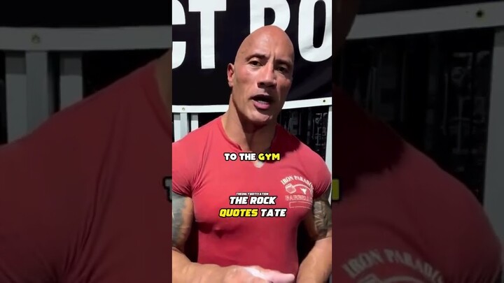 The Rock DIRECTLY quotes Andrew Tate👀😱