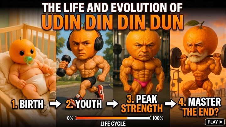 The life and evolution of Udin Din Din Dun