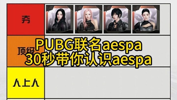 30 Seconds to Introduce the Collaborative Girl Group aespa! #PUBGStellarBrawl