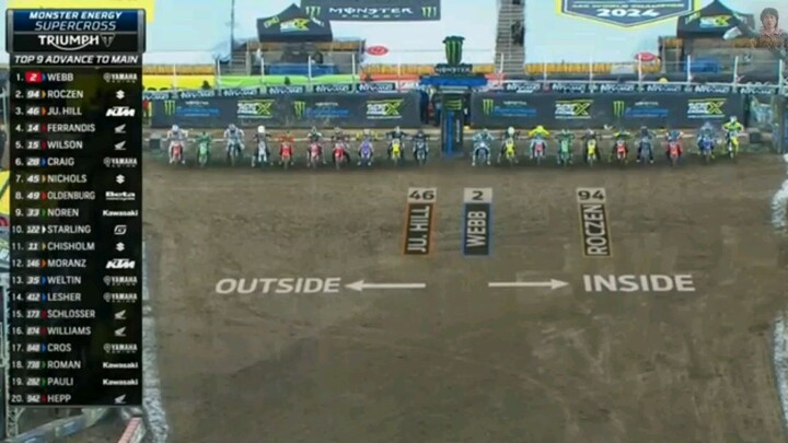 Pittsburgh Supercross; 450 heat1