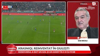 EXCLUSIV. Gigi Becali tiradă în direct_ „Seară ruşinoasă umilinţă! Coman Olaru ZERO!”