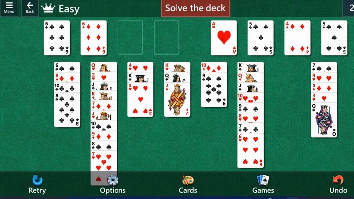 Solitaire Solve the deck