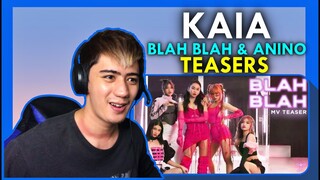 KAIA ‘BLAH BLAH’ MV & Individual Teasers + ANINO Concept Trailer REACTION