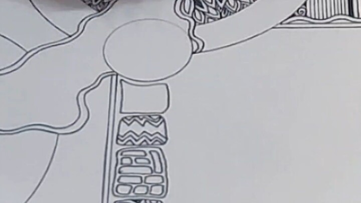 Zentangle - Square grid 小方格禅绕图 #zentangle #learntodraw #creativehealing #handcrafted #禅绕画 #疗愈绘画 #初学禅