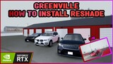 How to Use RESHADE In The Greenville REVAMP/ ROBLOX || Roblox Greenville