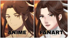 Fan art manhua Xie Lian putra mahkota Xian Le
