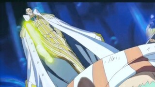 Kizaru didn't lift his foot for the entire episode.