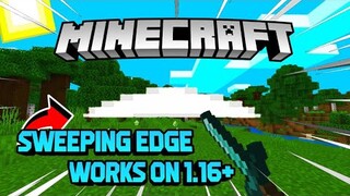 How To Get Sweeping Edge In Minecraft P.E. | Swipe Particles | 1.16+ | 101% Working!! | MCPE |