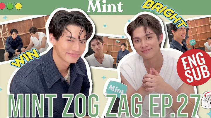 VLOG ซอกแซก 2 หนุ่มฮอต ไบร์ทวิน ในกองถ่าย Mint Vol10 (ENG SUB) MINT ZOG ZAG EP27