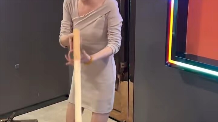 Everyone else asks the girl to sing, but you guys are asking her to do woodworking [facepalming]