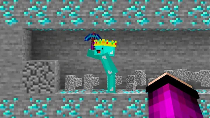 [Raw Footage/Skeppy] I’m mining like a pro, but I just keep digging around the ore until I get caugh