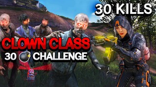 30+ Kill Challenge with Every Class  | Clown | Call of Duty: Mobile Battle Royale