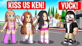 3 BARBIES Tried to DATE ME! (Roblox Brookhaven RP)