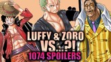 LUFFY & ZORO VS ...?! / One Piece Chapter 1074 Spoilers