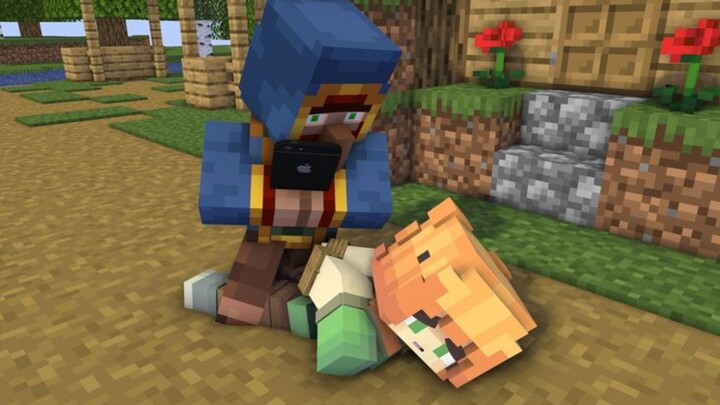 Vindicator Girl Got Scammed - minecraft animation