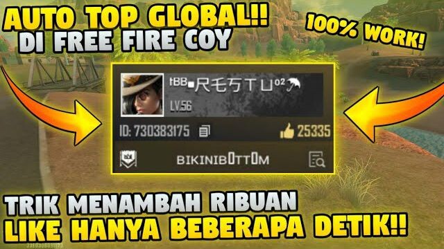 CARA MENDAPATKAN RIBUAN LIKE DI FREE FIRE PAKE CARA INI!! | Auto Jadi Top Global!