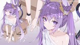 [Nekopara × Genshin Impact] Catgirl mới: Lavender · Keqing