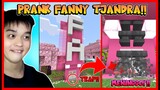 PRANK BANGUN RUMAH PENUH JEBAKAN DI MAP @FannyTjandra !! Feat @sapipurba Minecraft