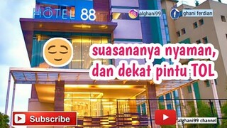 Kenyamanan menginap di Hotel 88 Kopo Bandung, Hotelnya dekat akses pintu TOL.||88 HOTEL BANDUNG