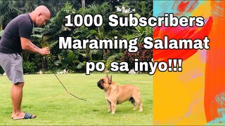 Maraming Salamat po sa 1000 subscribers.