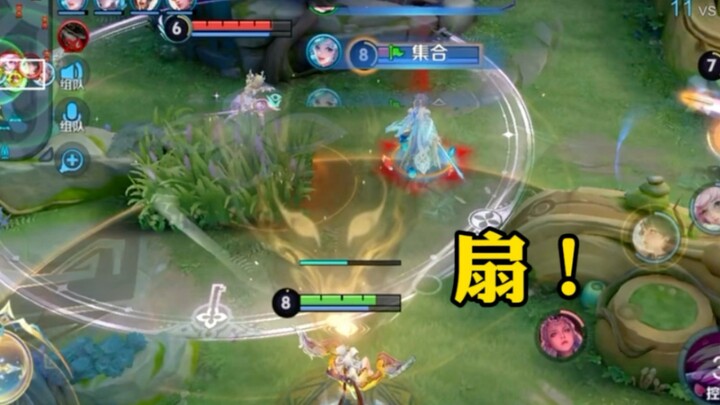 Pernah lihat Xiao Qiao mengejar empat orang lawan untuk bertarung?