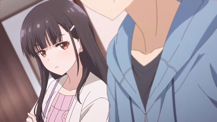 The step-siblings who bicker with each other every day are so cute