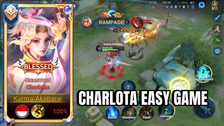 CHARLOTA Easy game