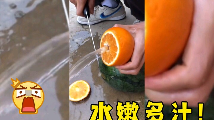 让你看看我们农村的水果是多么的水嫩多汁！！！