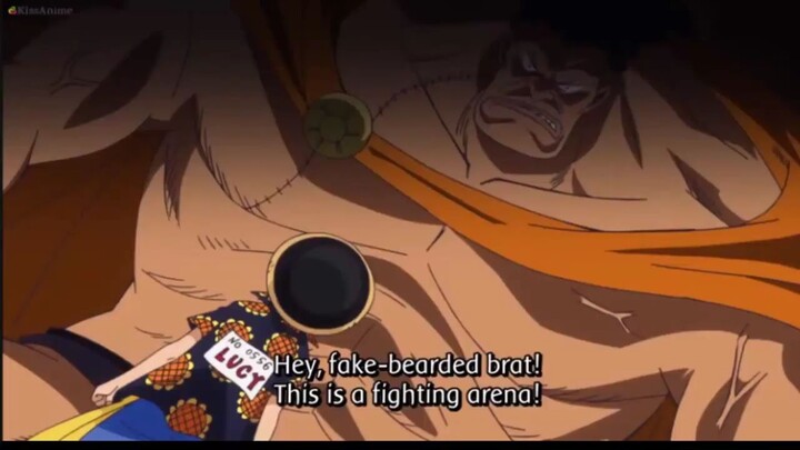 One Piece Luffy vs Spartan