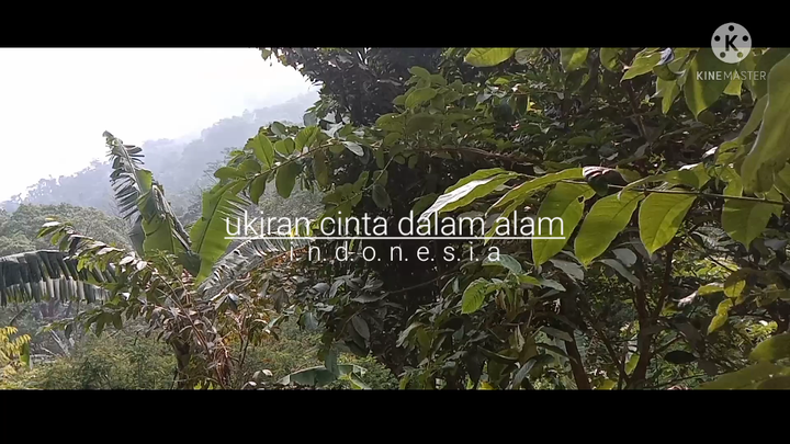 ukiran cinta dalam alam indonesia