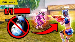 HEAVY FREE FIRE | Thử Thách Tử Chiến Xếp Hạng 1 Máu 0 Bom Keo, AS Chỉ Dùng Súng Lục Liệu Có Thắng?