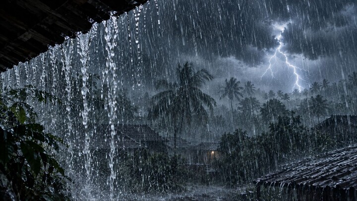Rain Exploding Across the Tin Roof 🌧️🏠 | Powerful Rain Sounds for Deep Sleep