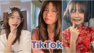 TIKTOK 🍓รวมคลิปสาวแว่นน่ารักๆ💐