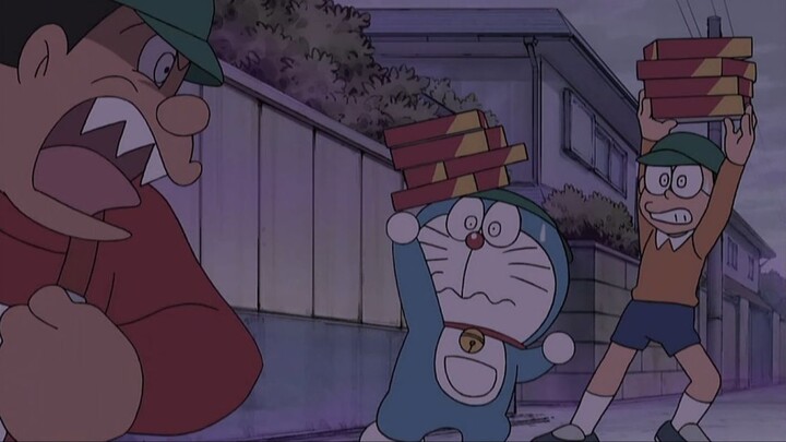 Doraemon Eps 316 "Teror pizza buatan Giant & Formasi! No-Beatles"