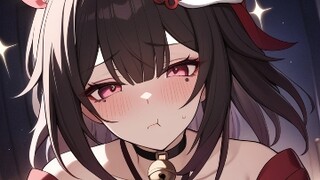 Hanabi: Aku ingin lebih banyak cinta dari bulu abu-abu kecil itu~