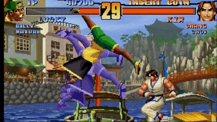 The King of Fighters '98: Arcade Mode con Iori/Chris Orochi/Yuri