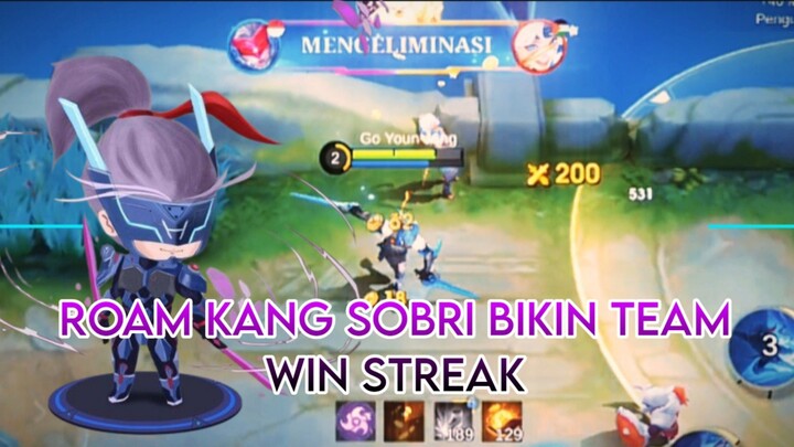 ROAM KANG SOBRI BIKIN TEAM WIN STREAK