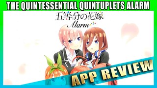 The Quintessential Quintuplets Alarm | App Review