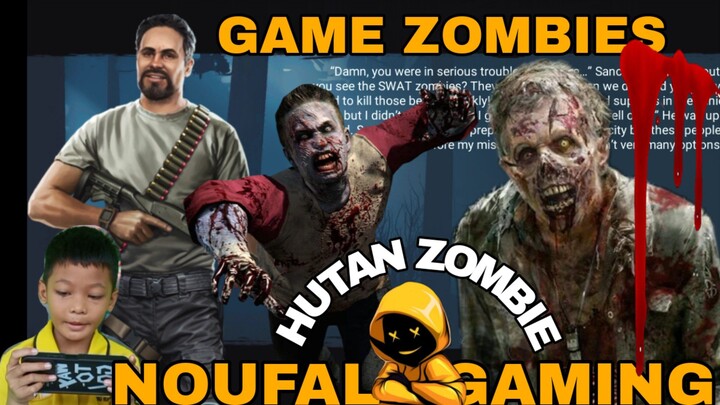 main game zombies, masuk hutan penuh zombiee, langsung tembak aza